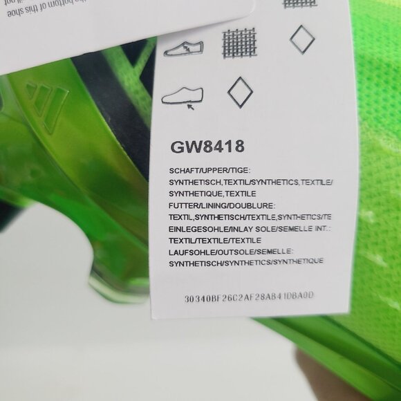 NEW Adidas X Speedportal+ SG Soccer Cleats GW8418 Size 11.5 Solar Green #1 main image 8